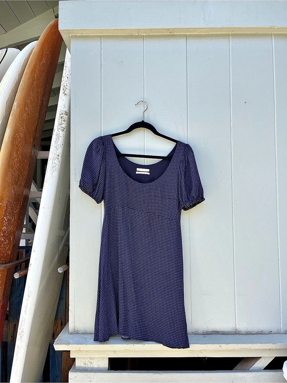 Urban outfitters Purple Polka Dot Mini Dress